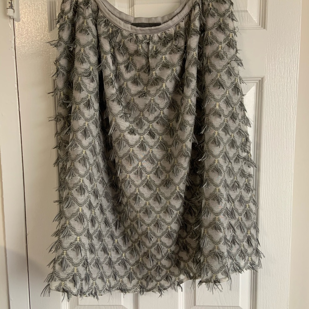 Anthropologie A-Line Midi Skirt